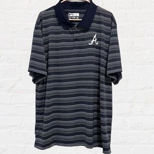 MLB‎ Atlanta Braves Polo Men’s Sz XXL